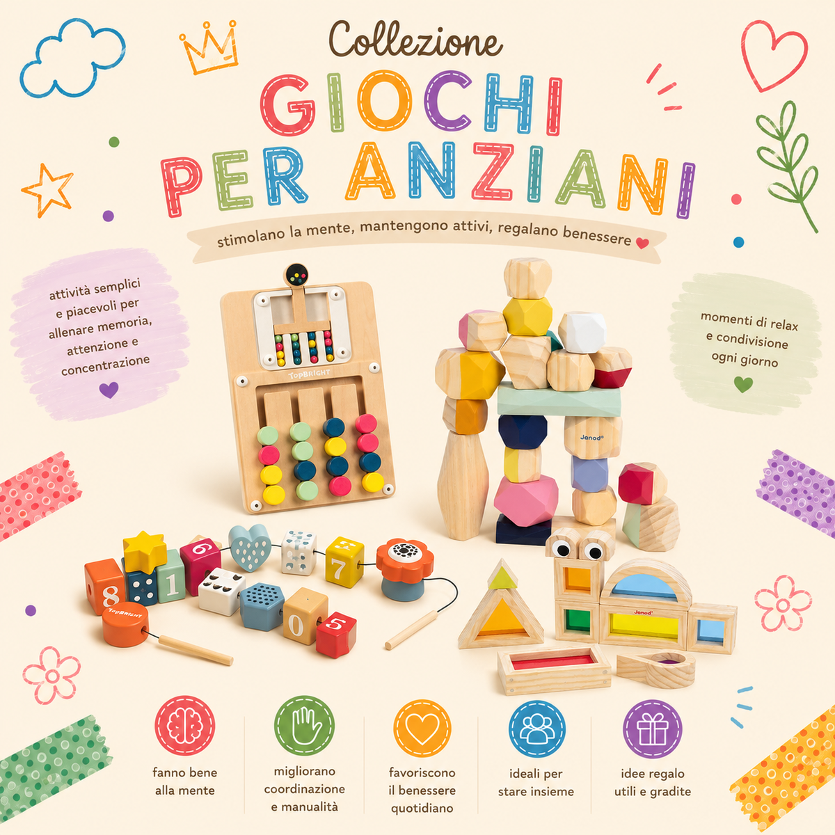 GIOCHI PER ANZIANI