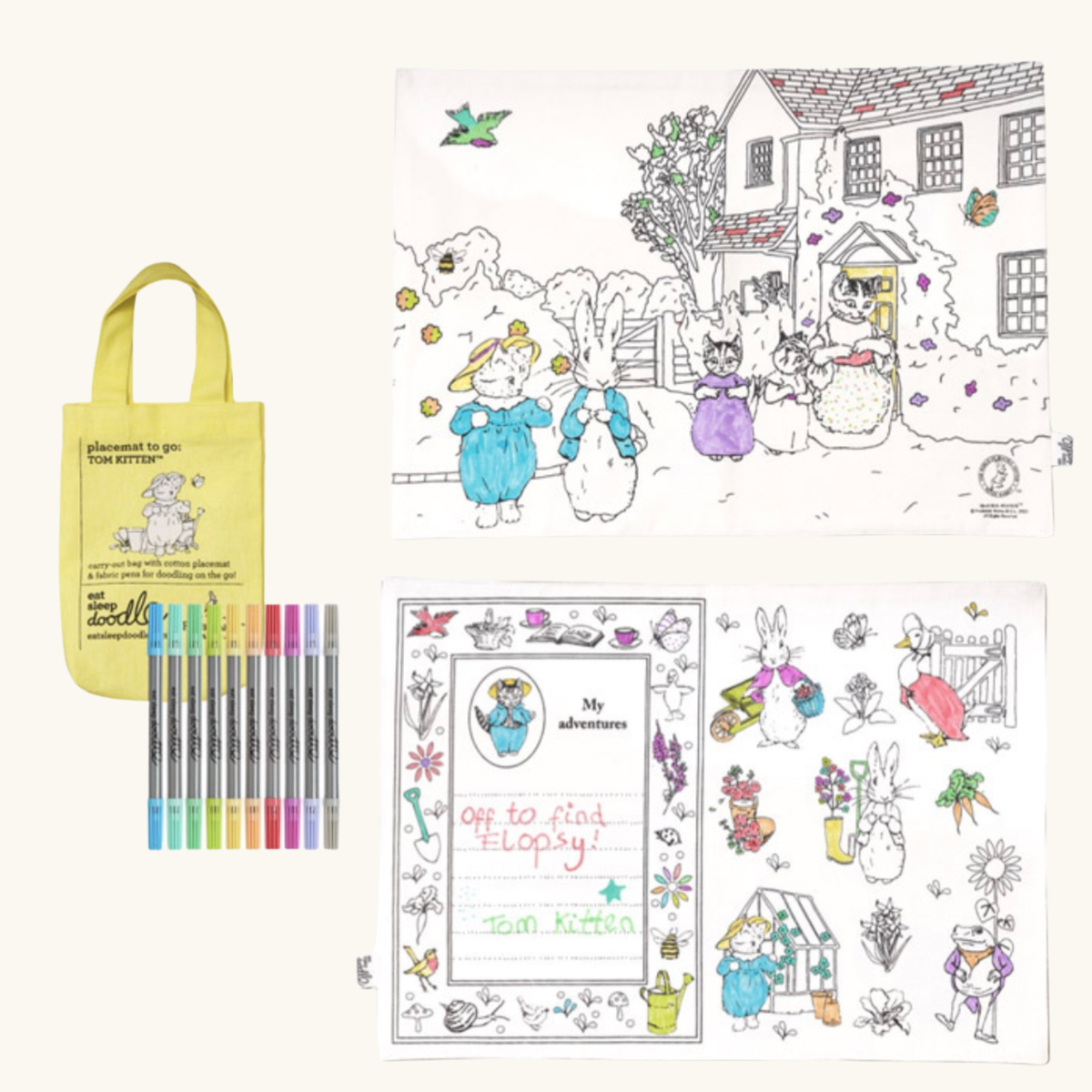 TOVAGLIETTA DA COLORARE