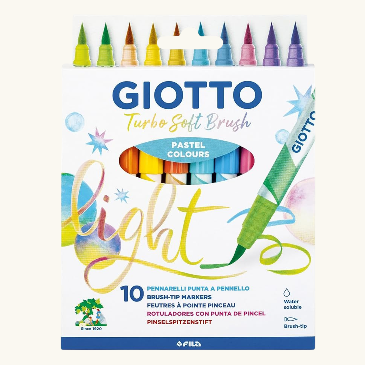 GIOTTO SOFT BRUSH PASTEL COLOURS