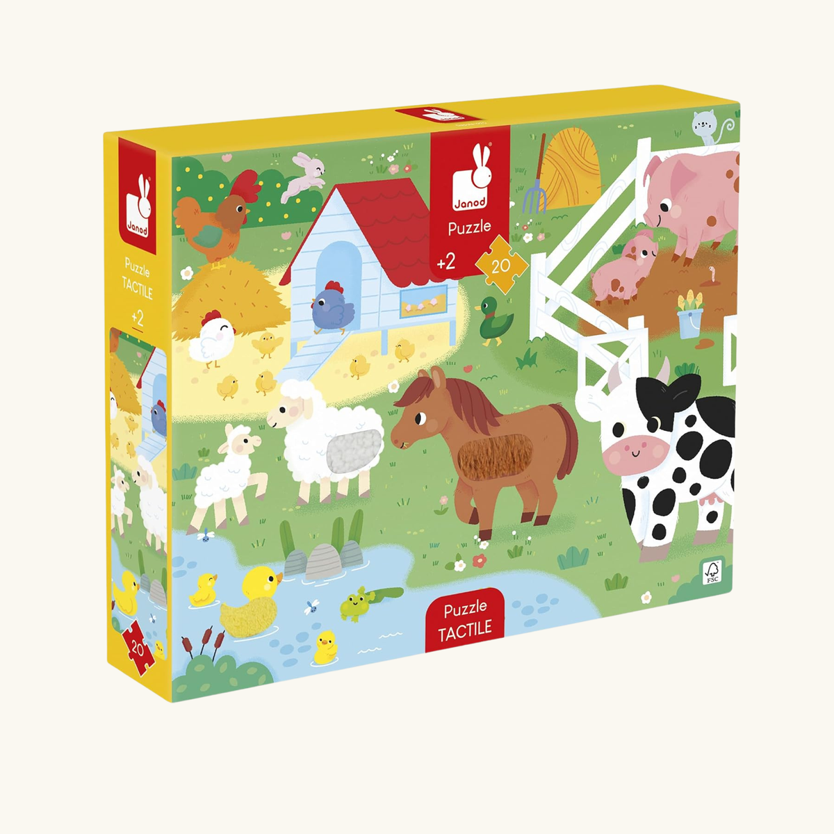 PUZZLE TATTILE FATTORIA 24 PEZZI