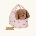 PELUCHE CANE CON TRASPORTINO
