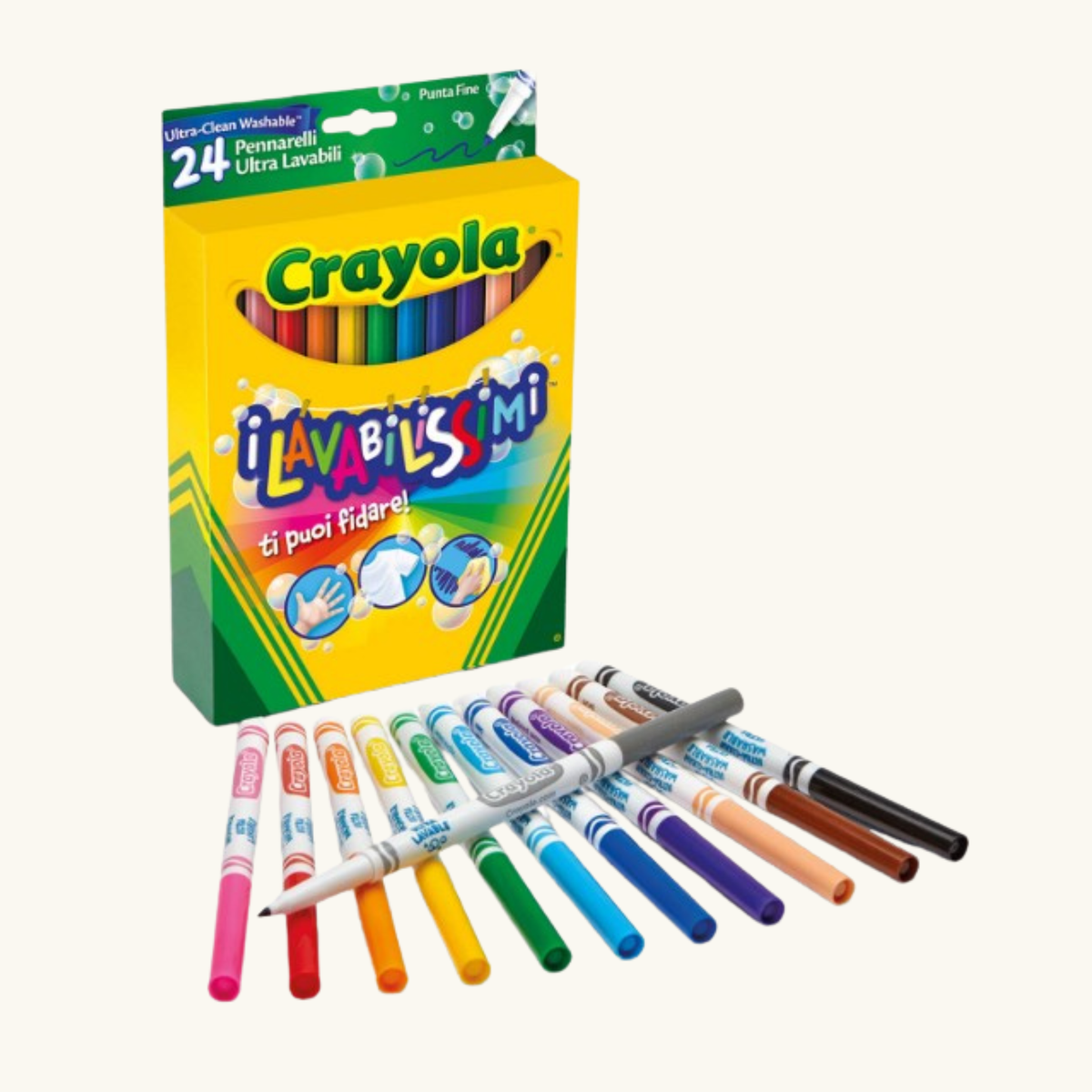 CRAYOLA I LAVABILISSIMI 24 PENNARELLI