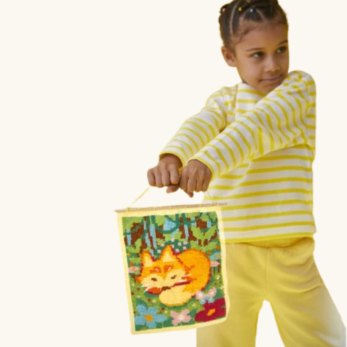 KIT RICAMO PUNTOCROCE LITTLE FOX