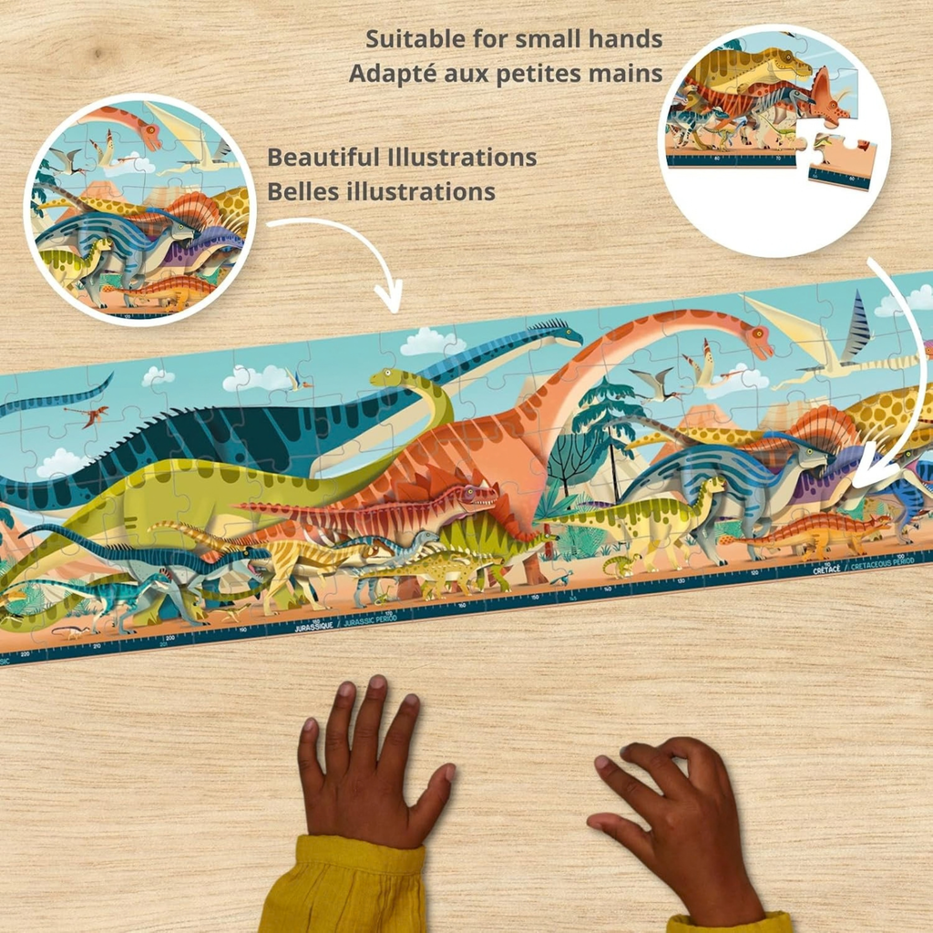 PUZZLE DINOSAURI 100 PEZZI