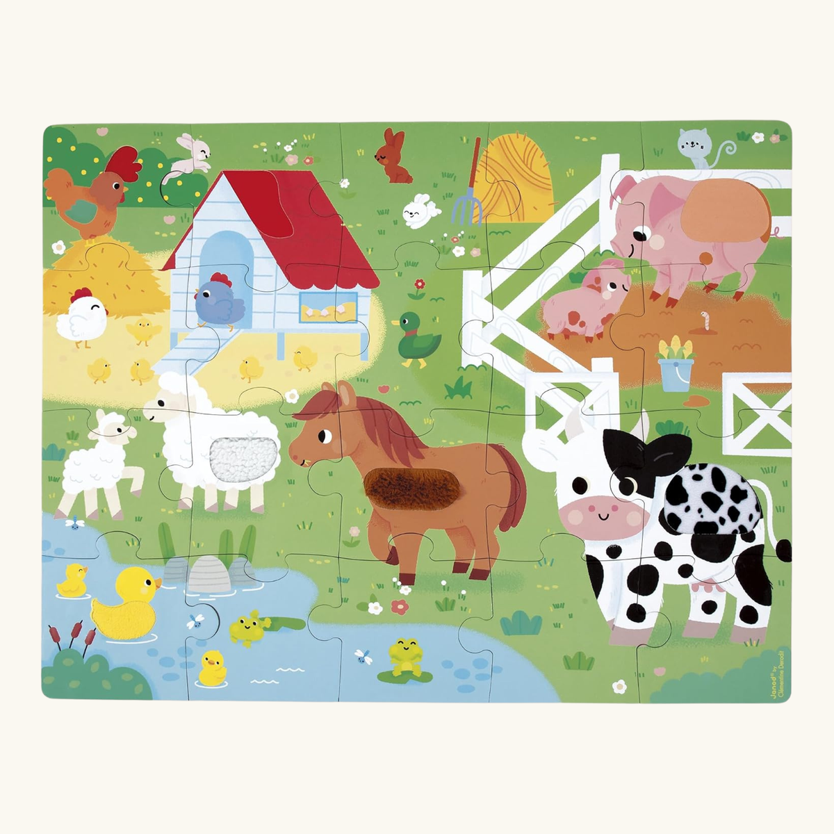 PUZZLE TATTILE FATTORIA 24 PEZZI