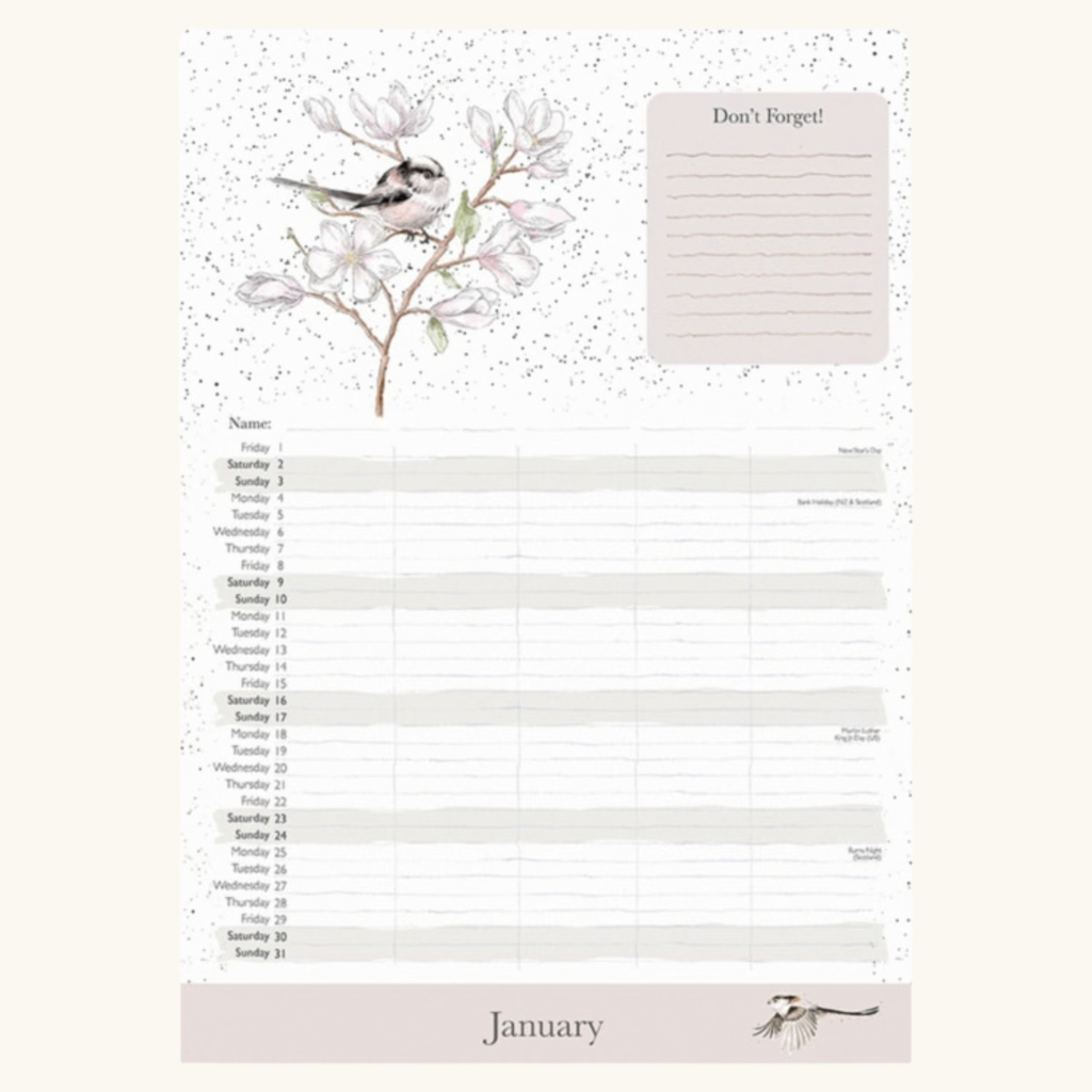 CALENDARIO 2027 FAMILIARE
