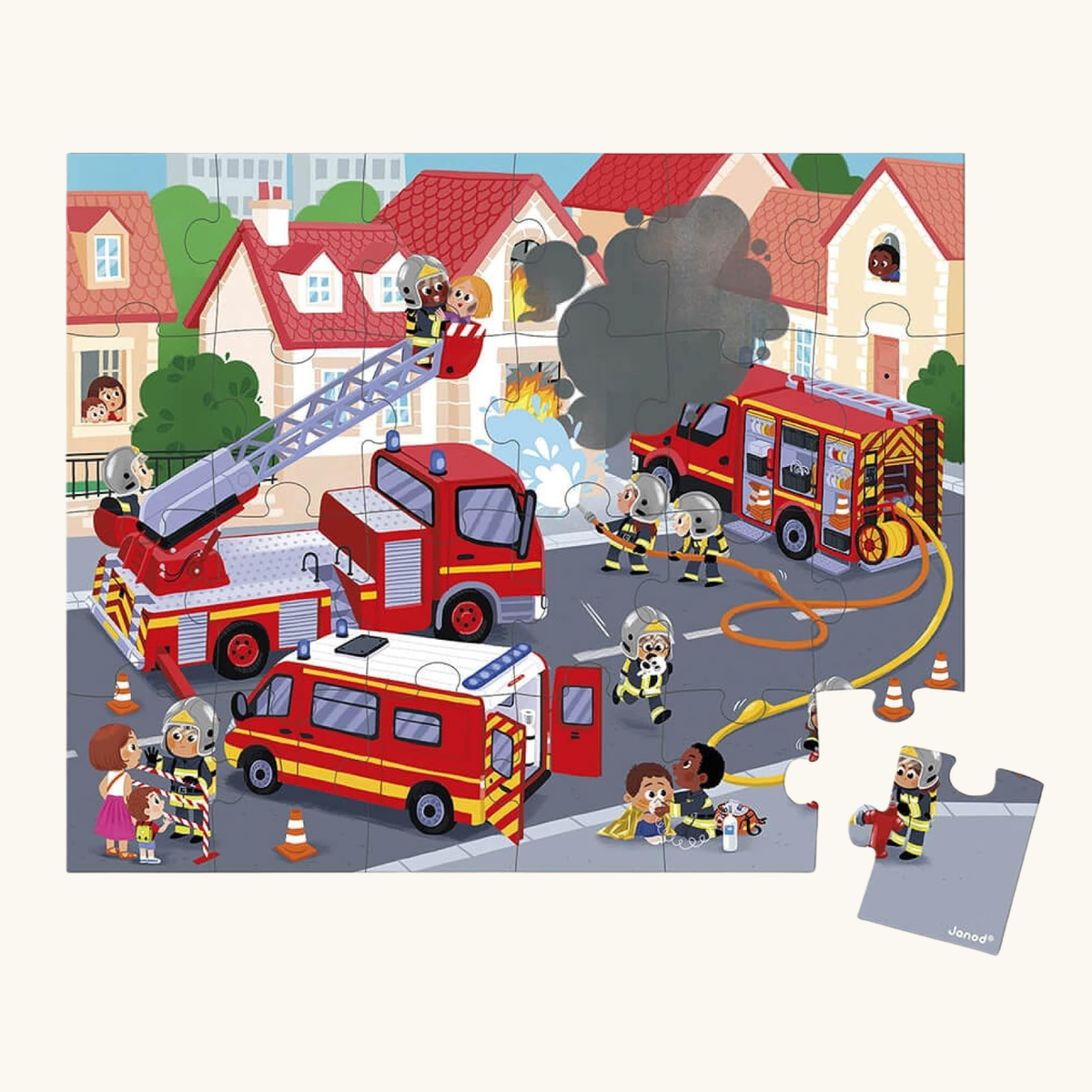 PUZZLE POMPIERI 24 PEZZI