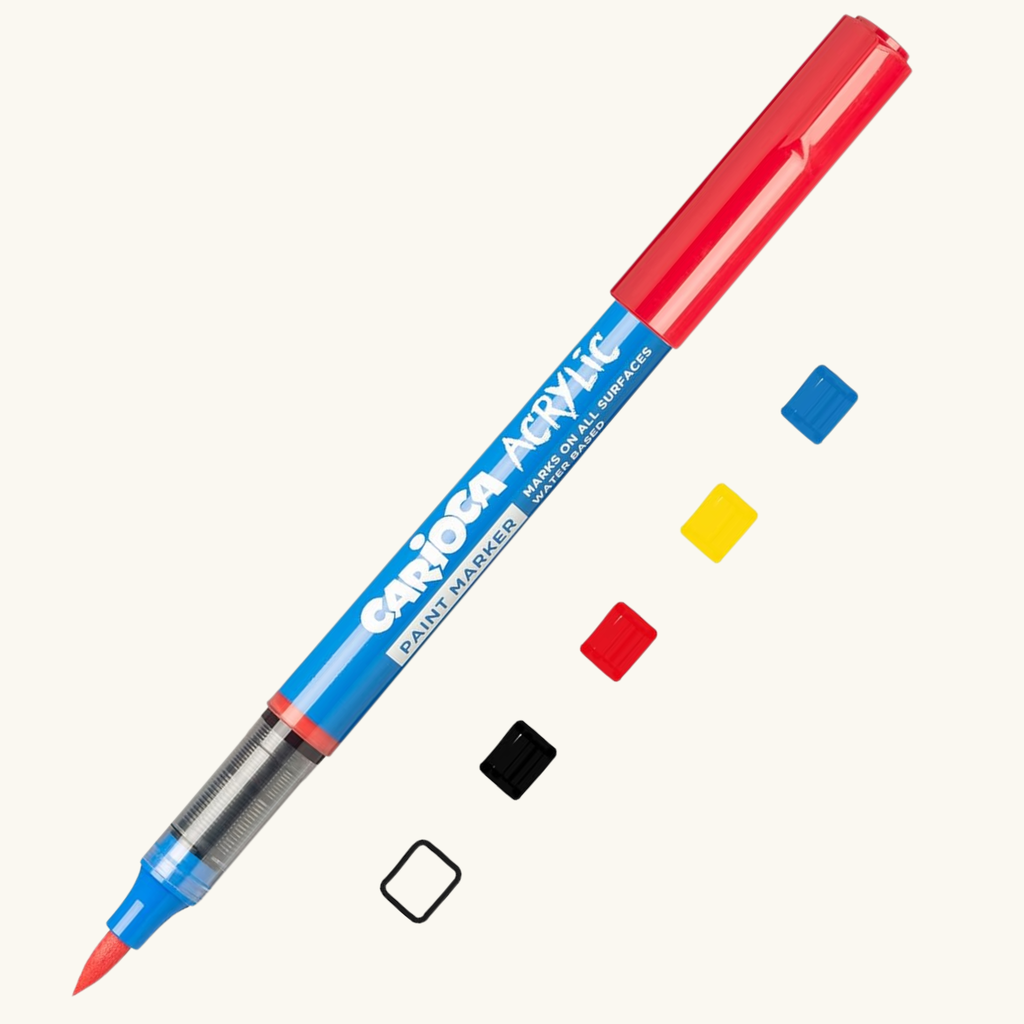 CARIOCA ACRYLIC 5 PAINT MARKERS