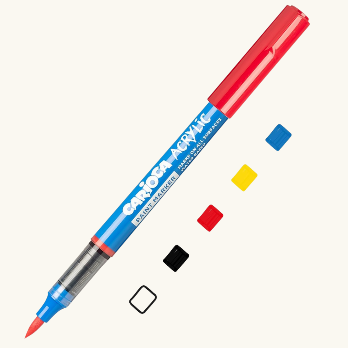 CARIOCA ACRYLIC 5 PAINT MARKERS