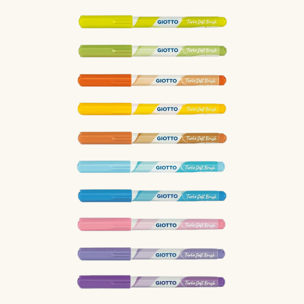 GIOTTO SOFT BRUSH PASTEL COLOURS