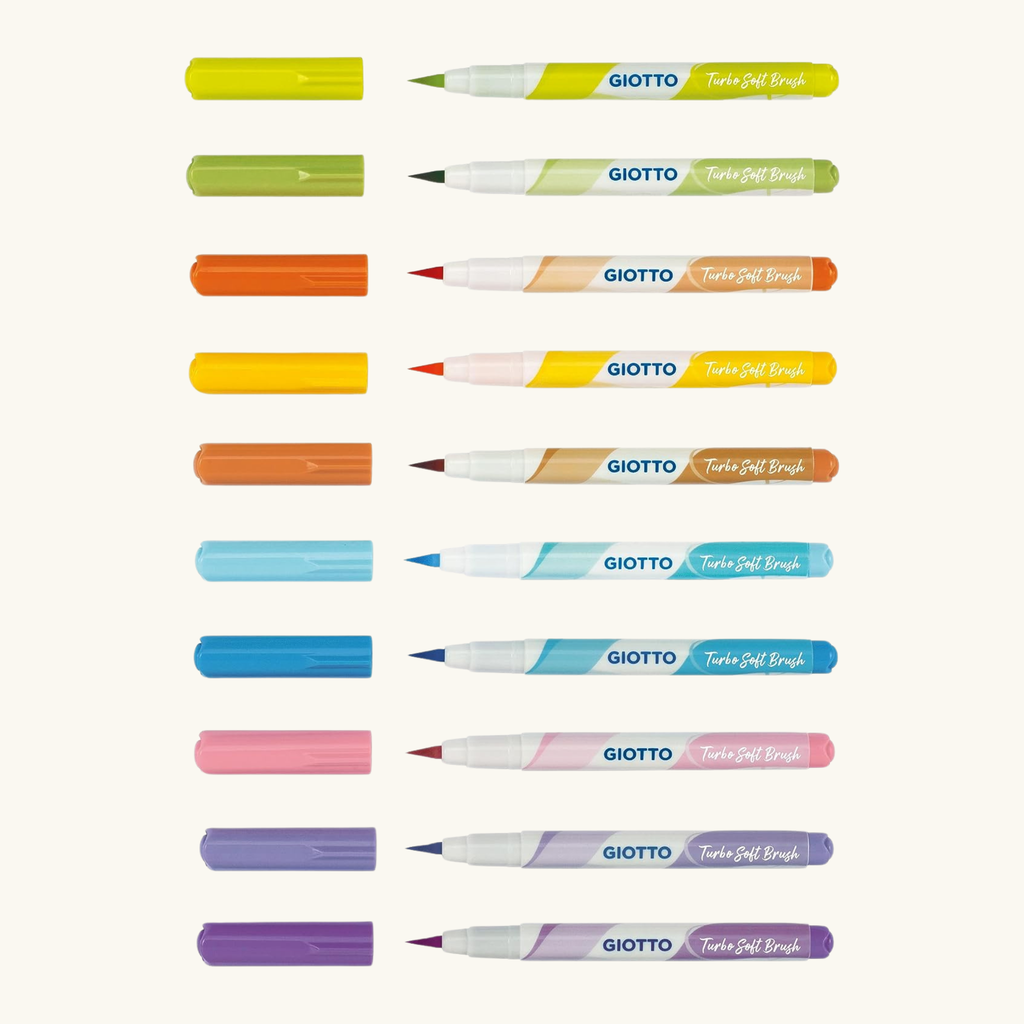 GIOTTO SOFT BRUSH PASTEL COLOURS