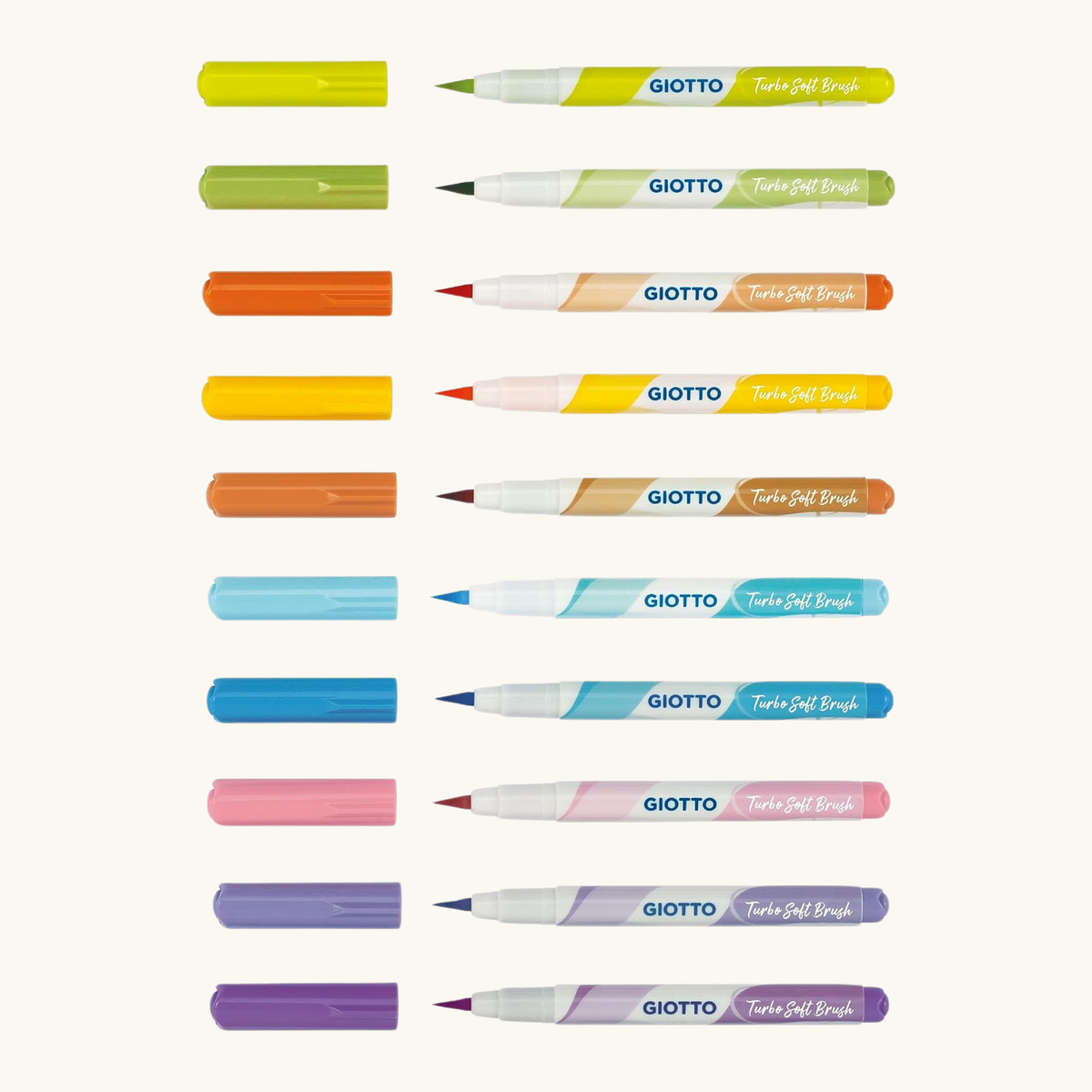 GIOTTO SOFT BRUSH PASTEL COLOURS