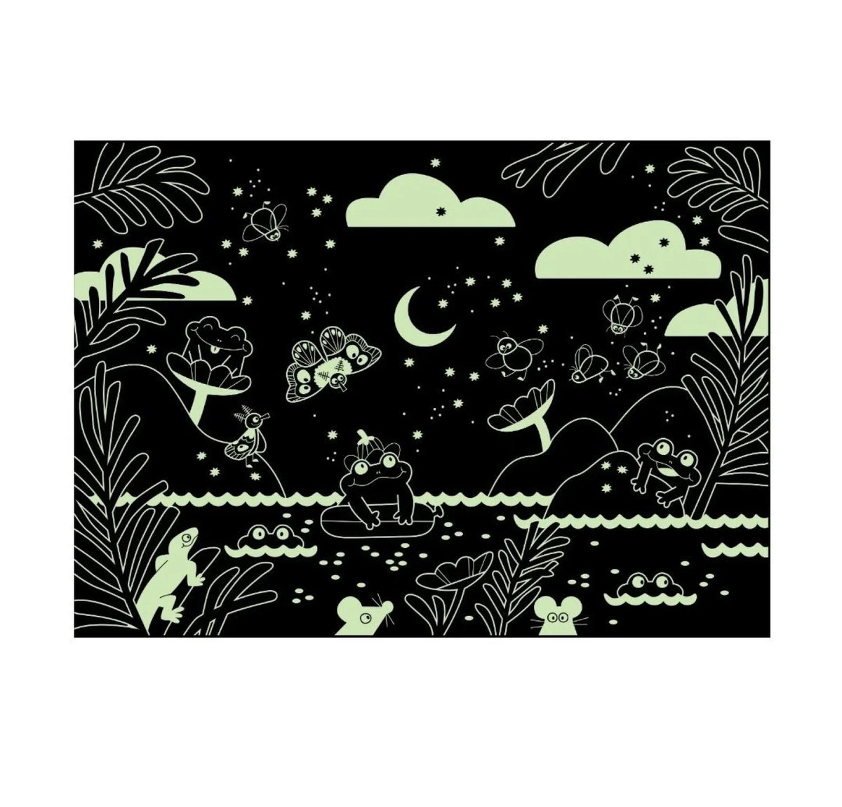 PUZZLE CHE SI ILLUMINA AL BUIO ANIMALI
